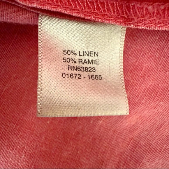 Christopher & Banks Women's XL Tank Top Linen/ Ramie Pink - Picture 8 of 11